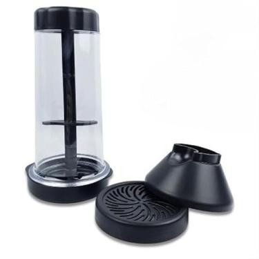 Imagem de Tapioqueira Peneira Polvilhador Armazena Tapioca Beiju Tapioca Farinha Cozinha Utensilio(Preto,2)