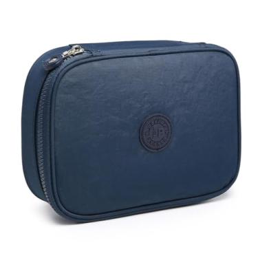 Imagem de Estojo Box Organizador Divisórias Escolar Infantil Juvenil Adulto (Azul Escuro)