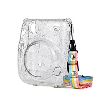 Imagem de VBESTLIFE Capa Protetora de Câmera Cristalina para Câmera Instantânea Mini 11, Interior Macio, Capa Anti-arranhões Com Alça Ajustável Removível, de Fácil de Transportar para Mini 11, de Brilho