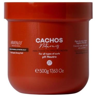 Imagem de Geleia Gelatina Ativadora Cachos Naturais Arvensis Alta Fixação Modela