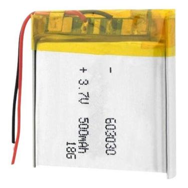 Imagem de Bateria 603030 2 Fios 3,7v 500mah Fone 500bt 6 X 30 X 30mm - BGB ENERG