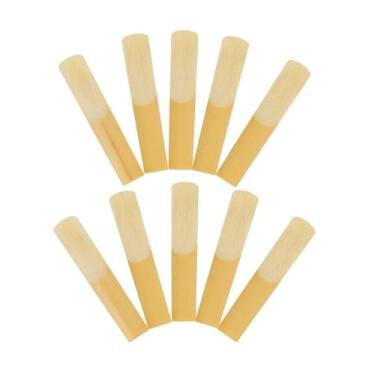 Imagem de Acessórios profissionais de saxofone 10 pçs/caixa palhetas de saxofone brincando com palhetas de timbre ricas, resistência 2,5 acessórios