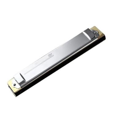 Imagem de Gaita profissional clássica tremolo gaita polifonia diatônica chave C 21 furos