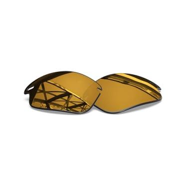 Imagem de SmartVLT Lentes de substituição masculinas bronze dourado para óculos de sol Oakley Fast Jacket OO9097