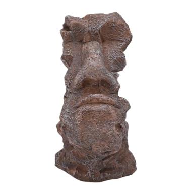 Imagem de Luqeeg Suporte de óculos de Mesa, Resina Pedra de Páscoa Divertido Suporte de óculos Escultura Expositor para Sala de Estar Quarto Hall de Entrada Estudo café Hotel Decoração de