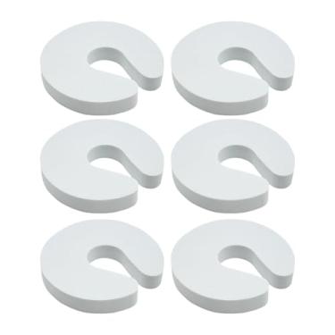 Imagem de BLWOTMOR Conjunto de 6 Protetores Antiesmagamento de Porta, Batentes de Porta, Leves, Compactos E Fáceis de Instalar, Multifuncionais, para Proteção Contra Ded, Branco 20mm, Tamanho real