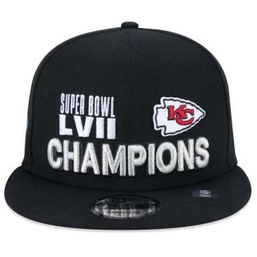 Imagem de BONÉ NEW ERA 950 KANSAS CITY CHIEFS CHAMPION SUPER BOWL LVII PRETO-Masculino