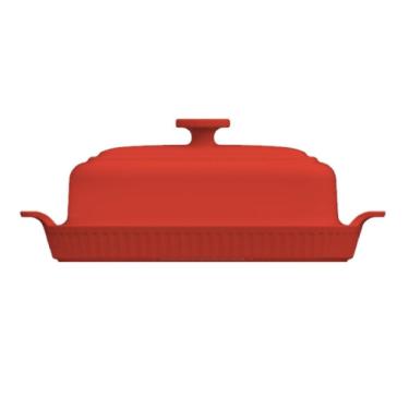 Imagem de Manteigueira Linha Assar E Servir Vermelho com 20 cm Germer
