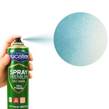 Imagem de 2 Tinta Spray P/Pintar Moveis Metal Plastico Mdf Eucatex (AZUL CEU)
