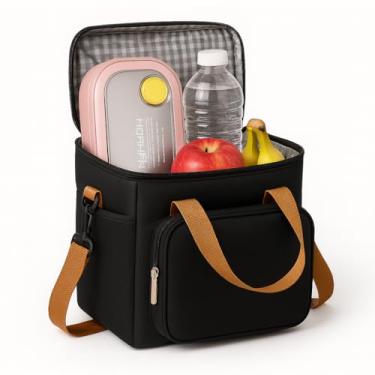 Imagem de Bolsa Termica Reforçada para Marmita com Dupla Camada Forro Impermeável e Alça de Ombro Organize Marmitex, Lancheiras, Frutas e Bebidas com Praticidade no Trabalho, Academia e Viagens
