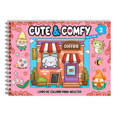 Imagem de Livro De Colorir Cute & Comfy Super Extra Capa Dura Edição 2