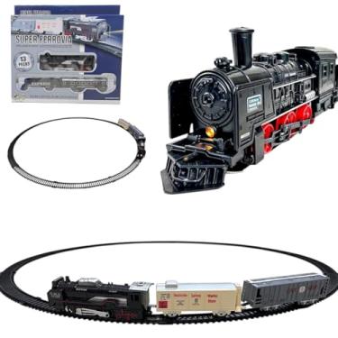 Imagem de Brinquedo trem Ferrorama 210cm trilho movido à pilhas luz