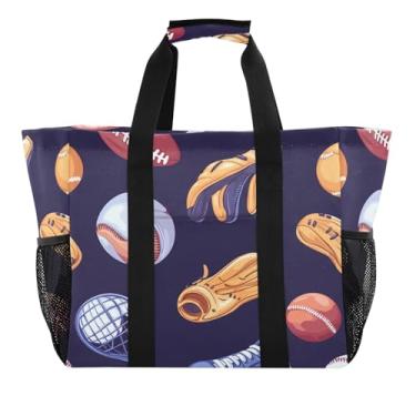 Imagem de STAYTOP Bolas esportivas e luvas grandes bolsas de praia para mulheres e homens, à prova d'água à prova de areia, bolsa de natação para piscina, academia, mercearia, viagem