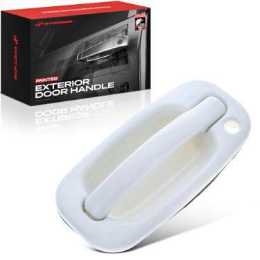 Imagem de A-Premium Maçaneta externa pintada com motorista dianteiro compatível com Chevrolet, GMC e Cadillac - Silverado 1500 Classic, Suburban 2500, Sierra, Yukon XL 2500, Escalade, Olympic White (GAZ)