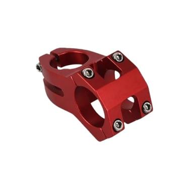 Imagem de Mesa de guidão curta para MTB 25.4/31.8x45 em liga de alumínio para bicicletas de corrida, downhill e estrada.(31.8mm red)