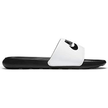 Imagem de Nike Sandália esportiva masculina Benassi Solarsoft Slide, Núcleo Branco/Núcleo Preto/Branco, 10
