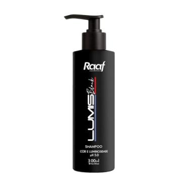 Imagem de Shampoo Lumis Black Cabelo Loiro Perolado Raaf Cosmetics - 300ml