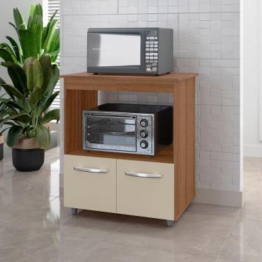 Imagem de Armário Multiuso Lira 2 Portas Cozinha Mb1 Cor Savana Off White Pc