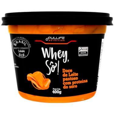 Imagem de Fullife Nutrition, Whey protein concentrado RT, 22g de proteína, Sabor Doce de Leite, Pouch, 900 gramas • 23 Doses