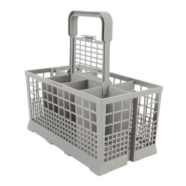 Imagem de Aramox Cesta de Talheres para Máquina de Lavar Louça, Suporte de Utensílio de Máquina de Lavar Louça de Armazenamento Classificado de Alta Temperatura Resistente Feito de Peça de
