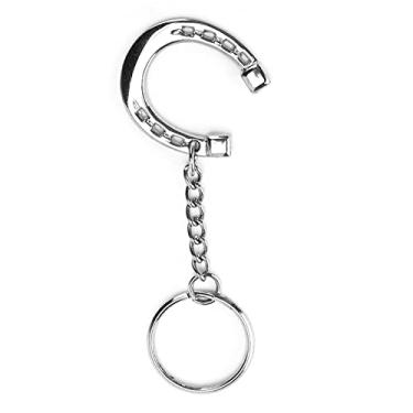 Imagem de Generic Chaveiro Requintado Em Formato de Ferradura para Chaves de Carro, Chaveiro Durável Com Pedaços de Cavalo Torcido para Cartões de Controle de Acesso, Decorações de Em Ferradura para Amantes