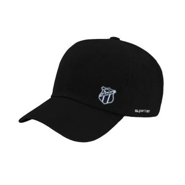 Imagem de Boné Ceará SuperCap Escudo Lateral Aba Curva Preto - Masculino-Masculino