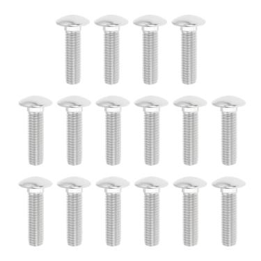 Imagem de Briny River 16 parafusos de para-choque de carro M8 x 30 mm 113707191B aço inoxidável compatível com Beetle