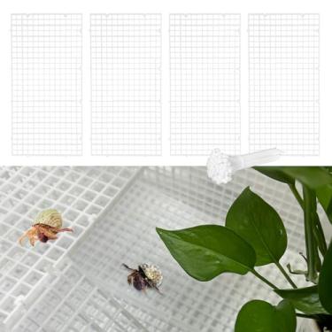 Imagem de Brinquedos de escalada de caranguejo eremita com gravatas, parede de escalada de caranguejo eremita, acessórios de habitat de caranguejo eremita, plataforma de escalada e escada para tartarugas