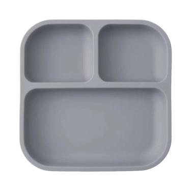 Imagem de Prato Dividido De Silicone Livre De BPA Para Crianças Com Sucção À Pro