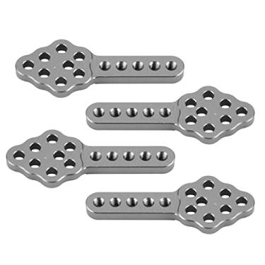 Imagem de Acouto Conjunto/Montagem de Choque para Carro RC Amortecedor de Carro RC Placa de Montagem Com 1/rastreador Choques, Suportes e Suspensão (Cor Ti)