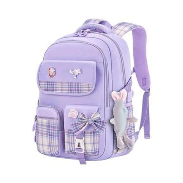 Imagem de Mochila Ergonômica Grande E Leve À Prova d'Água Para Alunos Do Ensino 