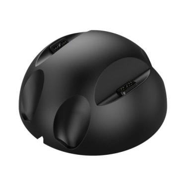 Imagem de Carregador Duplo Sem Fio Para Controles PS5 Elite Com Base Antiderrapa