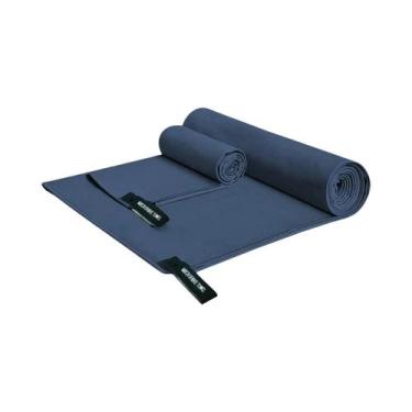 Imagem de Toalha Esportiva De Secagem Rápida Azul Cinza Verde Laranja 40x80CM Pa