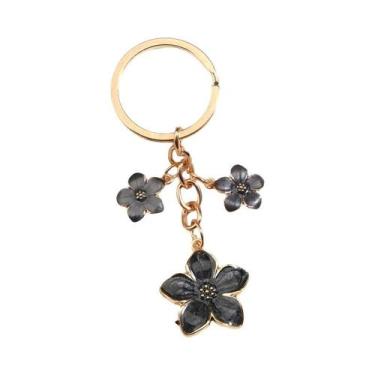 Imagem de Chaveiro De Esmalte Flor De Cerejeira Fofo, Pingente De Planta Para Mu