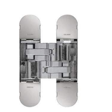 Imagem de Dobradiça Invisivel Regulavel 3D 1230S 130x33mm 70 kg- Prata Ou Preta 