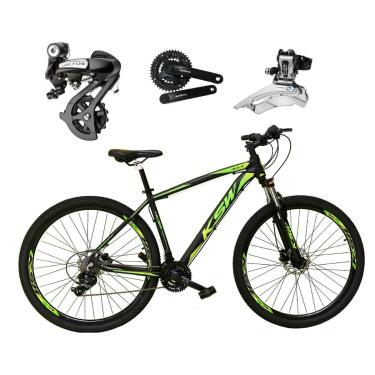 Imagem de Bicicleta Aro 29 KSW XLT 24v Shimano Altus K7 Freio Hidráulico Garfo com Trava Alumínio...