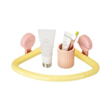 Imagem de Prateleira De Sucção Em Forma De Triângulo Estilo Dopamina Para Banhei