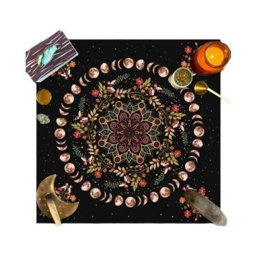 Imagem de Toalha De Mesa Floral Para Tarô, Tapete De Altar, Decoração De Astrolo