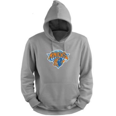 Imagem de Blusa Moletom Capuz Basquete New York Knickss 2020 Basketball - Loja W