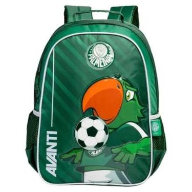Imagem de Mochila De Costas Infantil escolar futebol Palmeiras Verdão 16462 Oficial-Unissex