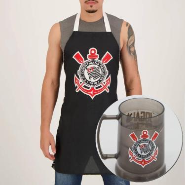 Imagem de Kit Corinthians Kits Avental Caneca Gel-Unissex