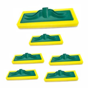 Imagem de Kit 6 Rodos Limpa Vidro Azulejo Passa Cera Para Box Sem Cabo