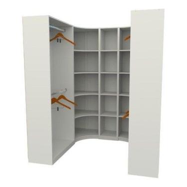 Imagem de Kit Closet Modulado Armário Colmeia Cabideiro M68 100% Mdf - VETORIAL 