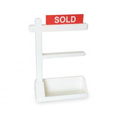 Imagem de BnksChnl Porta-Cartões De Visita Para Corretor Imóveis Com Placa Venda E