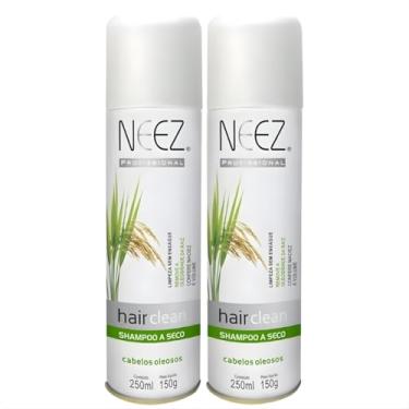 Imagem de Kit 2X Shampoo A Seco Para Cabelos Oleosos Neez Profissional Maciez Limpeza Revitalizante 250ml