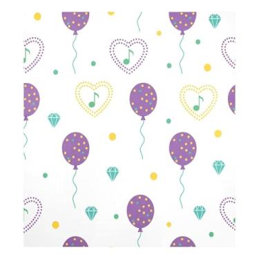 Imagem de Blueangle Balões de carnaval capa de ímã de lava-louças, decoração de capa frontal de lava-louças, adesivos de eletrodomésticos, adesivos de eletrodomésticos, 58 cm C x 66 cm adesivo magnético