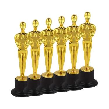Imagem de Estátuas De Troféus Dourados Em Plástico Estilo Oscar Para Decorações 