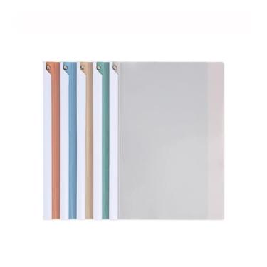 Imagem de Organizador de arquivos, 5 peças, carrinho giratório, pasta de arquivos, multiuso, A4, fichário de folhas soltas, material de escritório, material de escritório