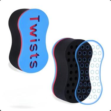 Imagem de Esponja Modeladora Afro Twists P – Furos de 10mm para Cachos e Torções – Profissional e Confortável