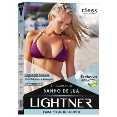 Imagem de Kit Clareador Banho de Lua Lightner Clareia pelos do corpo com pele hi